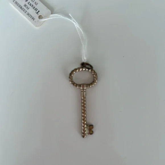 Tiffany & Co. Silver Key Pendant - Picture 2 of 4